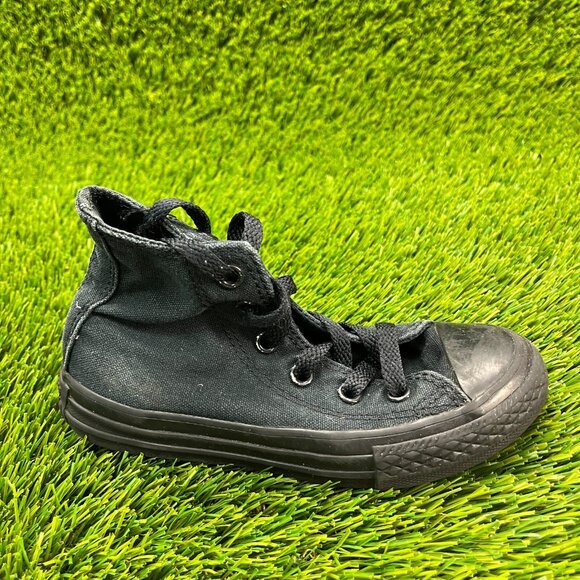 Converse Chuck Taylor All Star Kids Boys Size 11C Black Athletic Shoes Sneakers - Picture 1 of 9